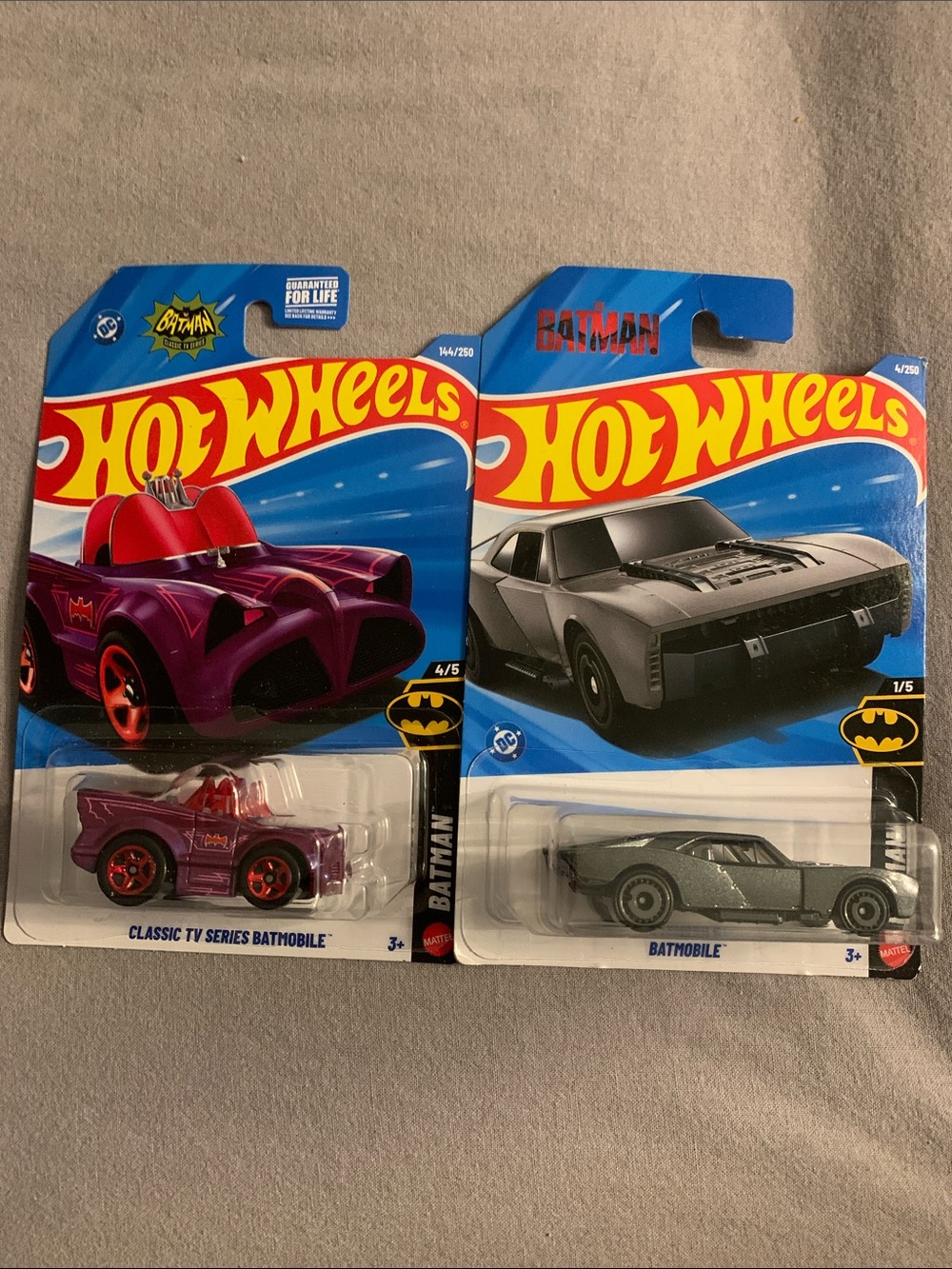 🆕- Hot Wheels Classic TV Series Batmobile & Batmobiles NWT Set Of 2